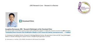 Pathology Perspectives and Recent Research - Video Thumbnail