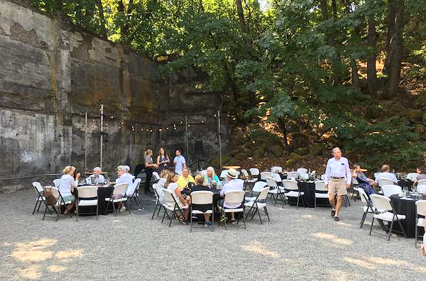 NLMSF community outdoor dinner and fundraising gathering